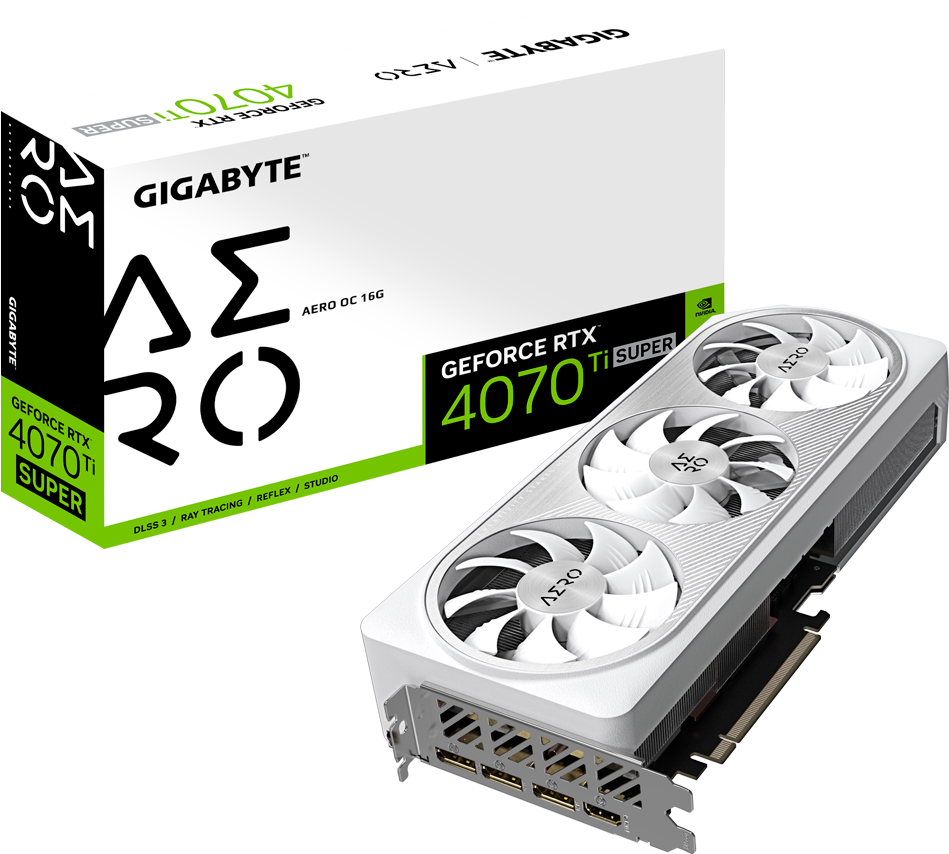 【美品】GIGABYTE RTX4070Ti SUPER AERO OCモデル 39116