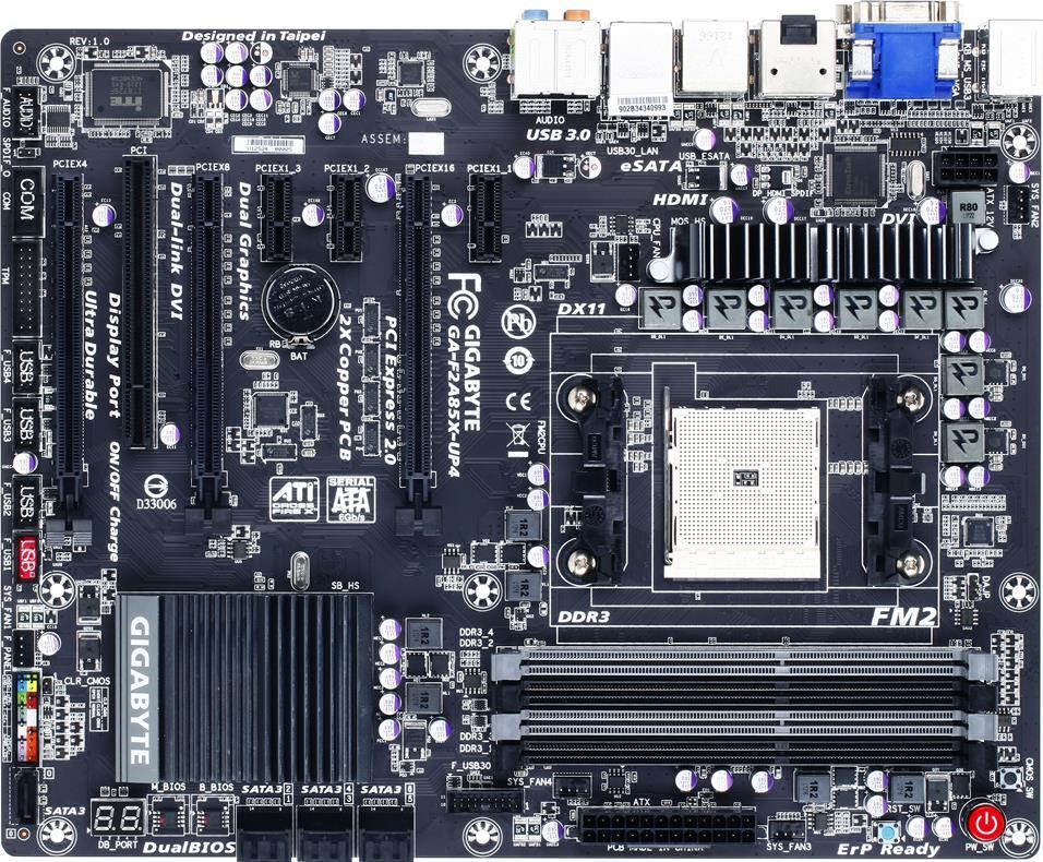 GA-F2A85X-UP4 (Rev. 1.0) マザーボード スペック - GIGABYTE Japan