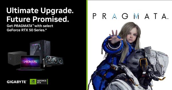 GIGABYTE и NVIDIA запускают совместную акцию: видеокарты GeForce RTX™ 50 Series и игра PRAGMATA™ — в одном комплекте