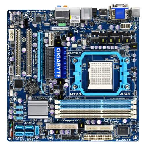 GA-MA785GMT-UD2H (rev. 1.1) - Mainboards