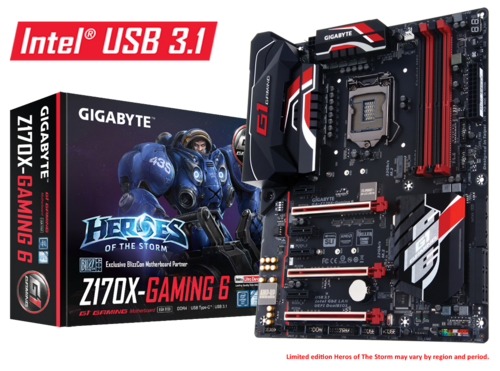 GA-Z170X-Gaming 6 ‏(rev. 1.0)‏