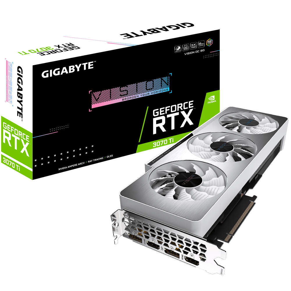 GeForce RTX™ 3070 Ti VISION OC 8G 主な特徴 | グラフィックスカード