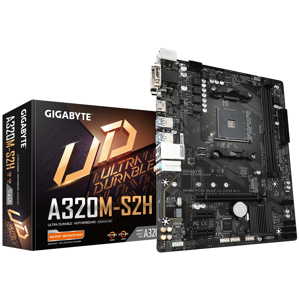 GA A320M S2H rev. 2.0 Key Features Motherboard GIGABYTE Global