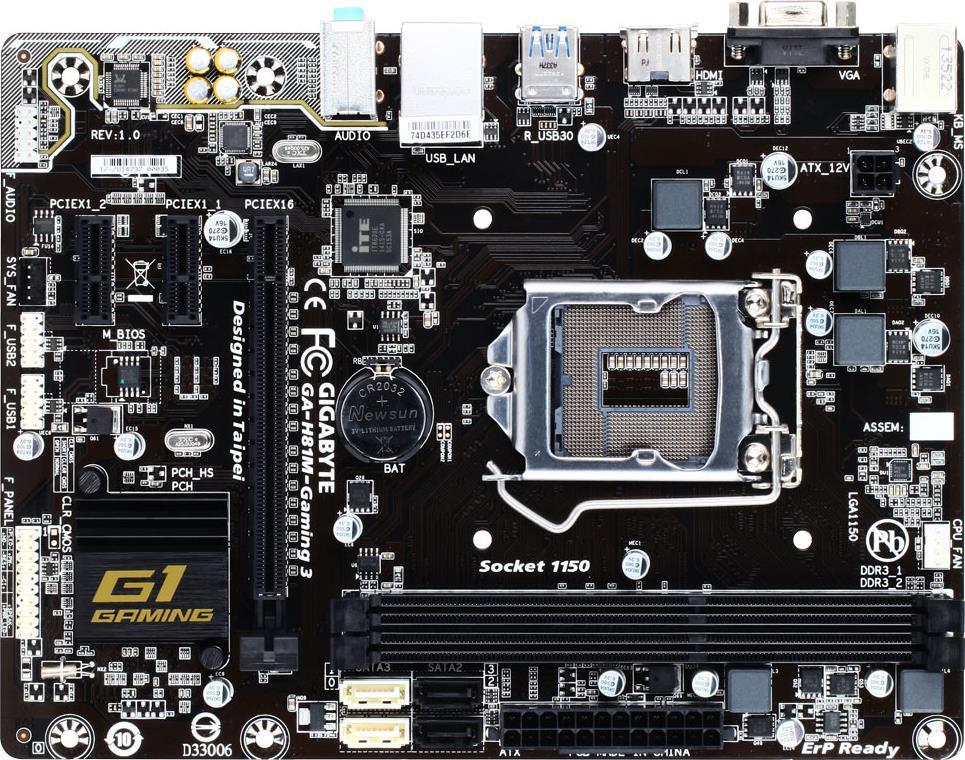 GA-H81M-Gaming 3 (Rev. 1.0) Motherboard - GIGABYTE Global