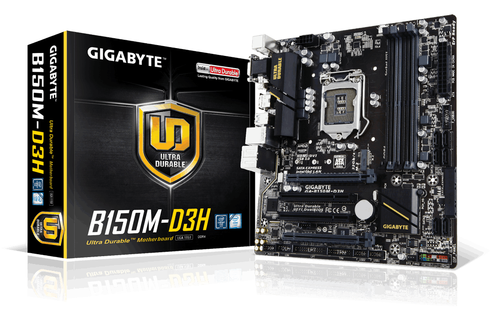 GIGABYTE GA-B150M-D3H 本体 Intel i7-6700K GA-B150M-D3H｜AORUS - GIGABYTE USA