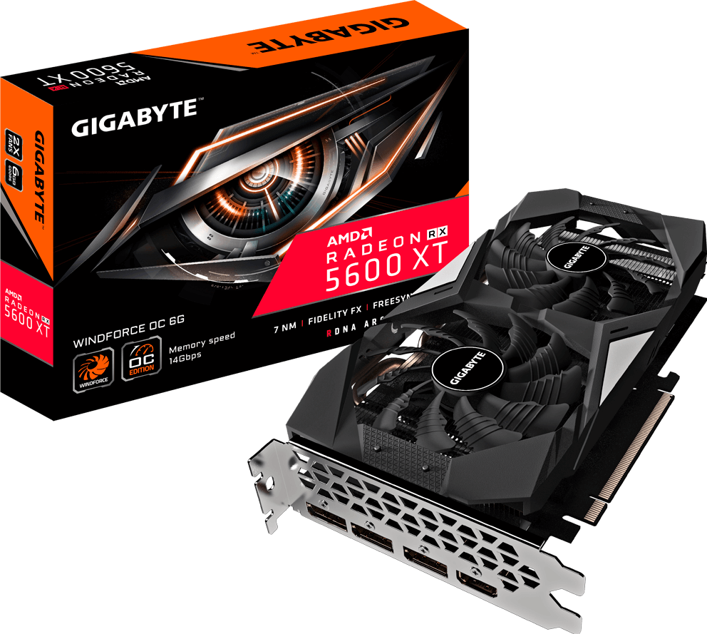 Graphics Card - Radeon™ RX 5600 XT WINDFORCE OC 6G