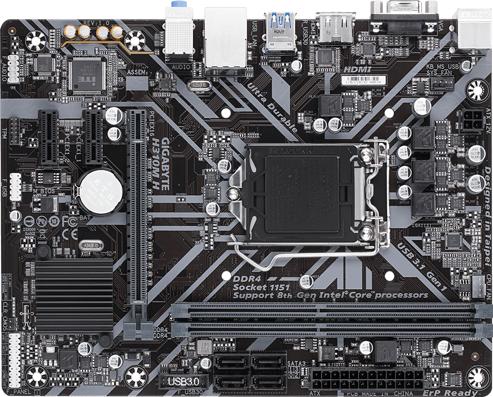 H310M H (Rev. 1.0/1.3) Placas-mãe - GIGABYTE Brazil