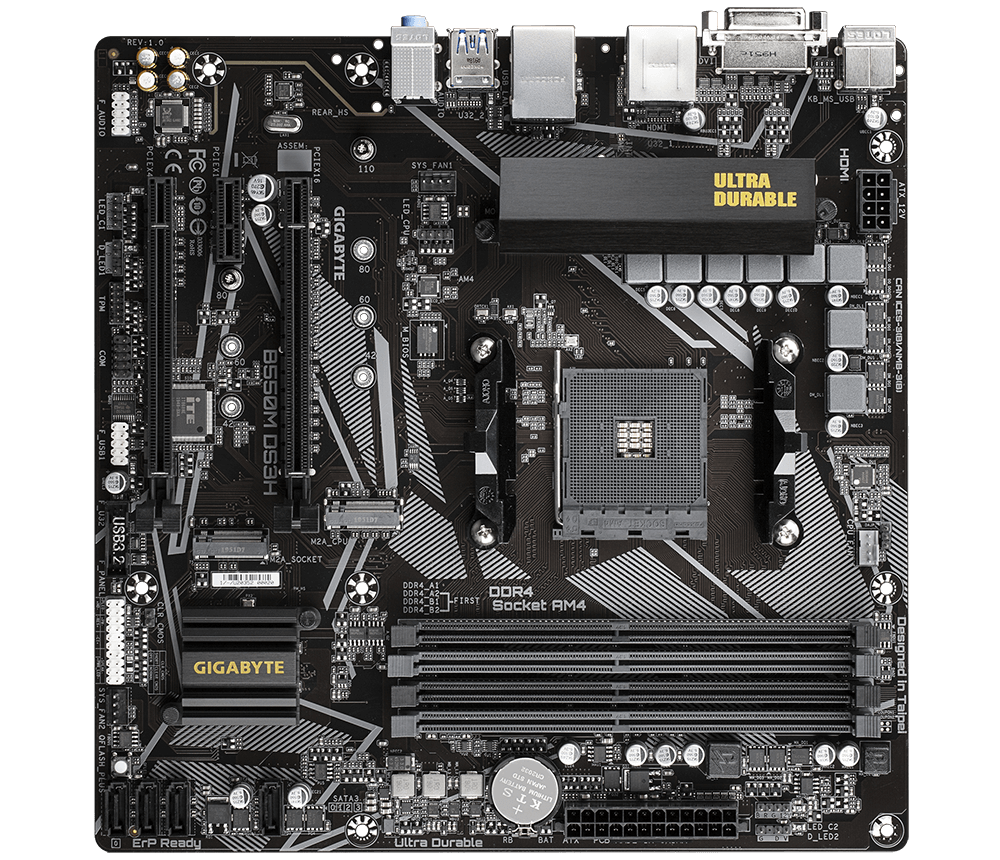 Gigabyte B550M DS3H - Carte mère - LDLC