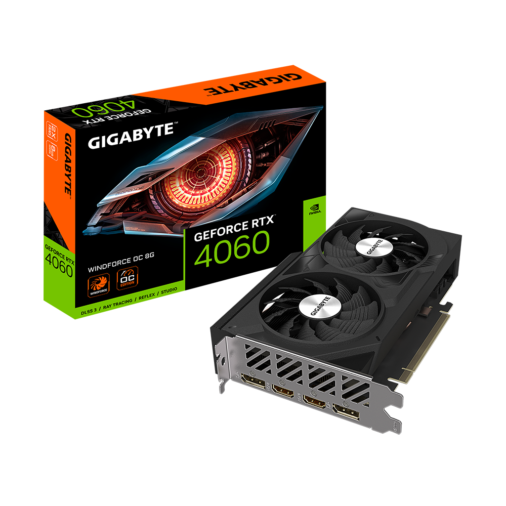 GeForce RTX™ 4060 WINDFORCE OC 8G Gallery | Graphics Card 