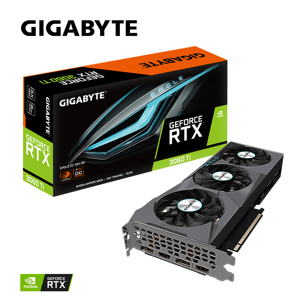GeForce RTX™ 3060 Ti EAGLE OC D6X 8G Gallery | Graphics Card 