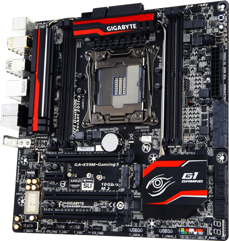GIGABYTE X99M-GAMING 5 マザーボード CPU メモリ付き X99で小型ハイエンドPCを組むならこのマザー、「GA-X99M-Gaming 5」を