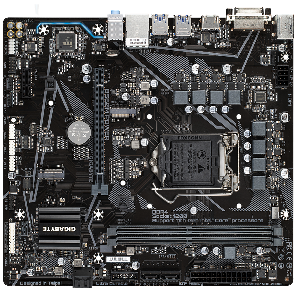 B560M POWER (rev. 1.x) Key Features | Motherboard - GIGABYTE Global