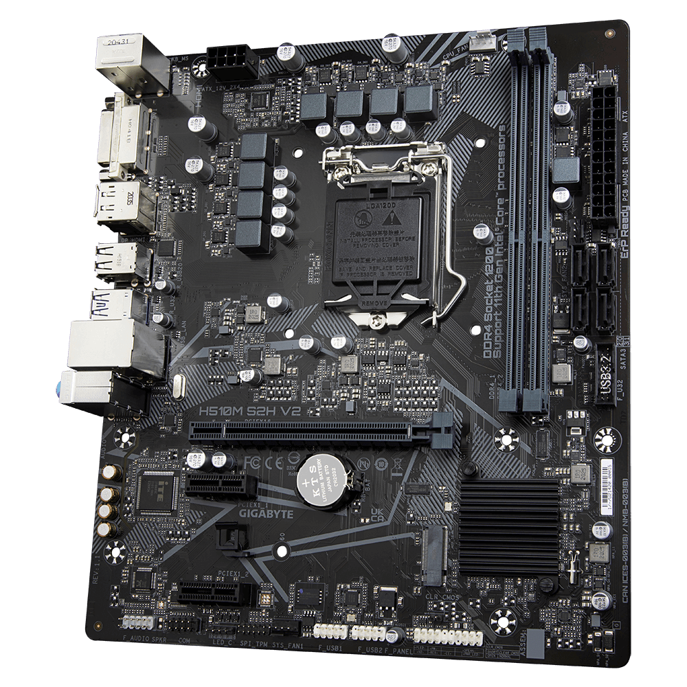 Gigabyte H510M S2H V2 carte mère Intel H510 Express LGA 1200 micro ATX