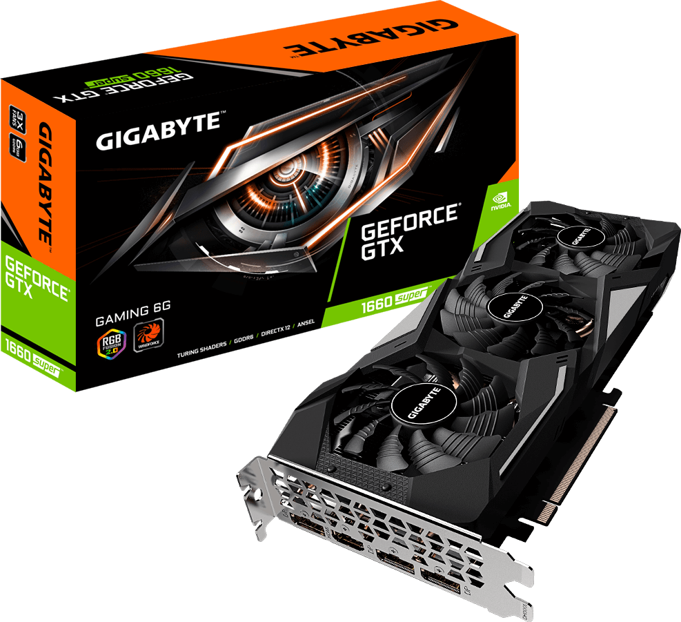 Tarjetas de Video - GeForce® GTX 1660 SUPER™ GAMING 6G