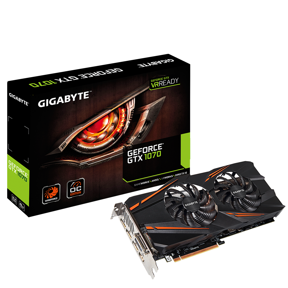 GeForce® GTX 1070 OC 8G (rev. 1.0) Features | Graphics Card - GIGABYTE