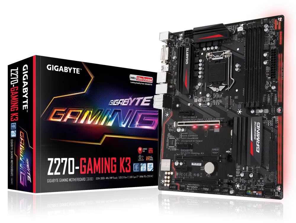 GAZ270Gaming K3 (rev. 1.0) Key Features Motherboard GIGABYTE Global