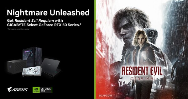 GIGABYTE Collaborates with NVIDIA® GeForce RTX™ for Resident Evil™ Requiem Bundle