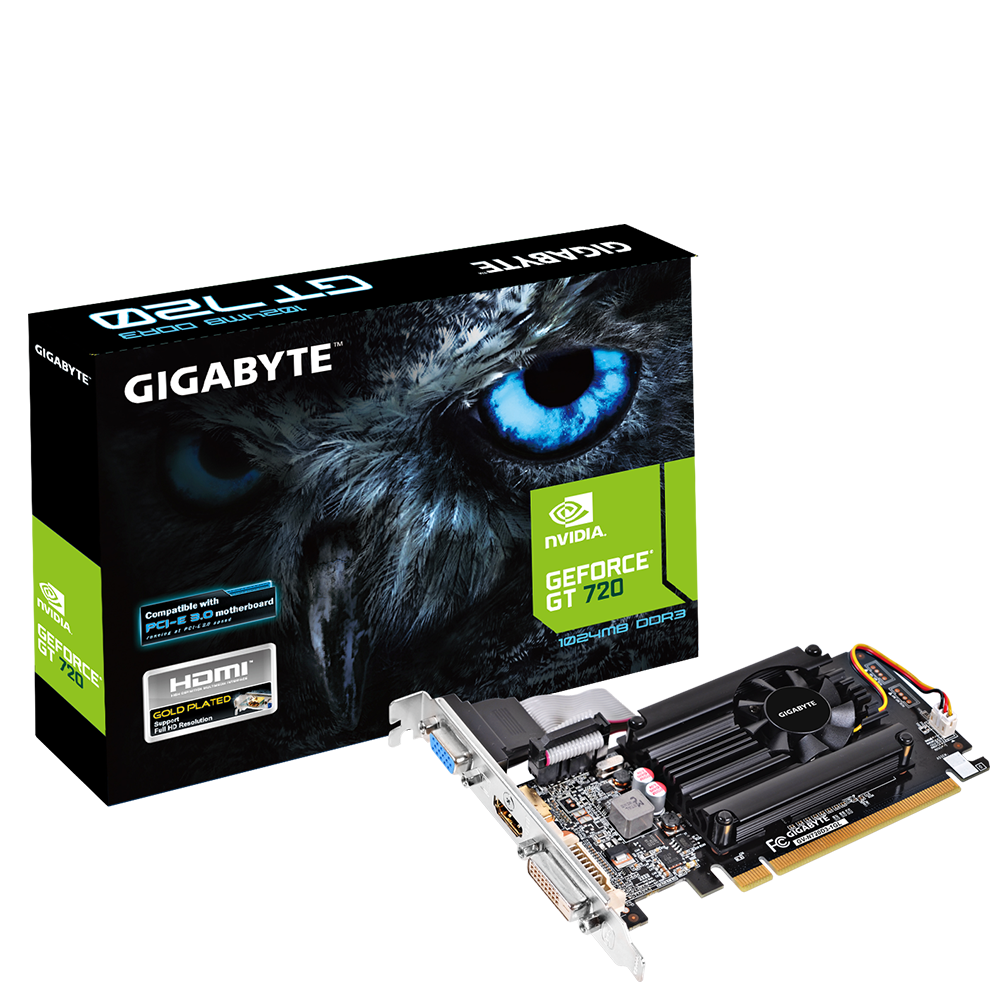 Vásárlás: GIGABYTE GeForce GT 720 1GB GDDR3 64bit (GV-N720D3-1GL)  Videokártya - Árukereső.hu