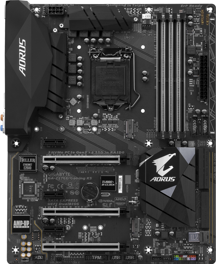 GA-Z270X-Gaming K5 (Rev. 1.0) 메인보드(M/B) - GIGABYTE Korea