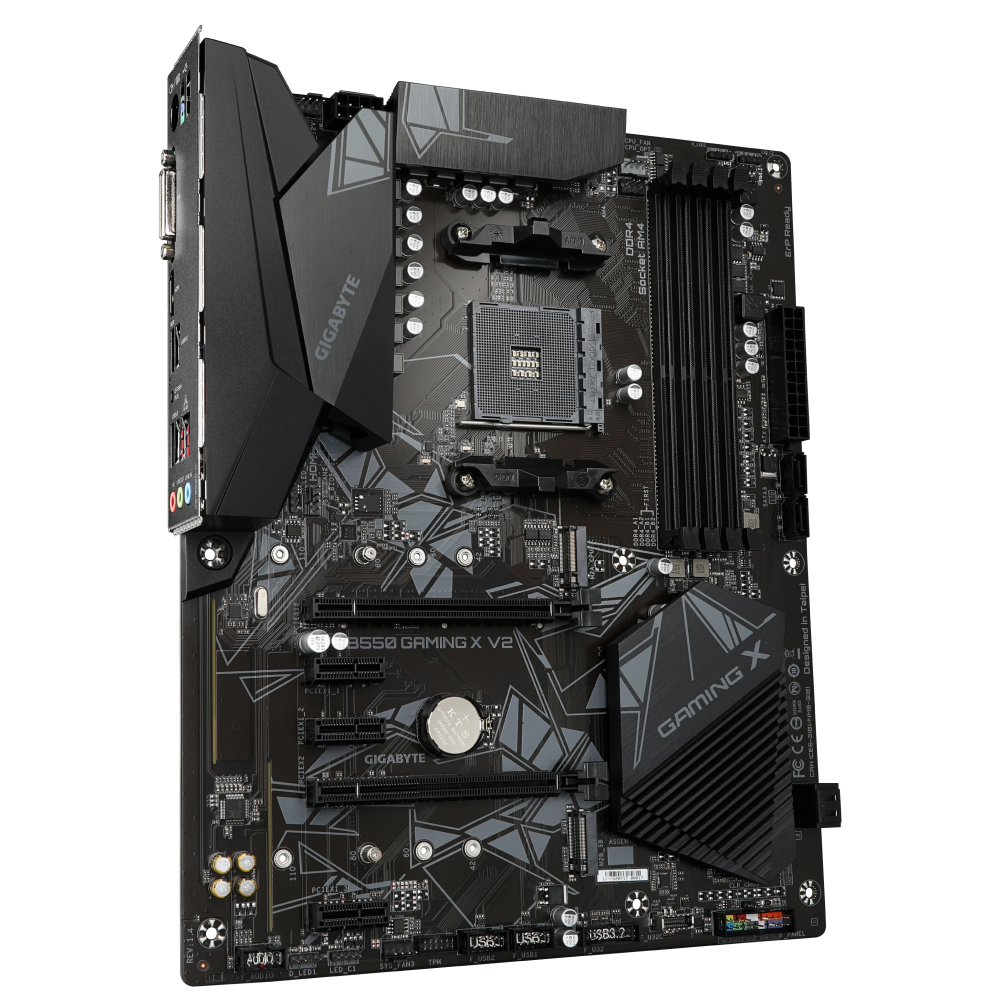 AORUS - B550 GAMING X V2 motherboard with 10+3 Phases