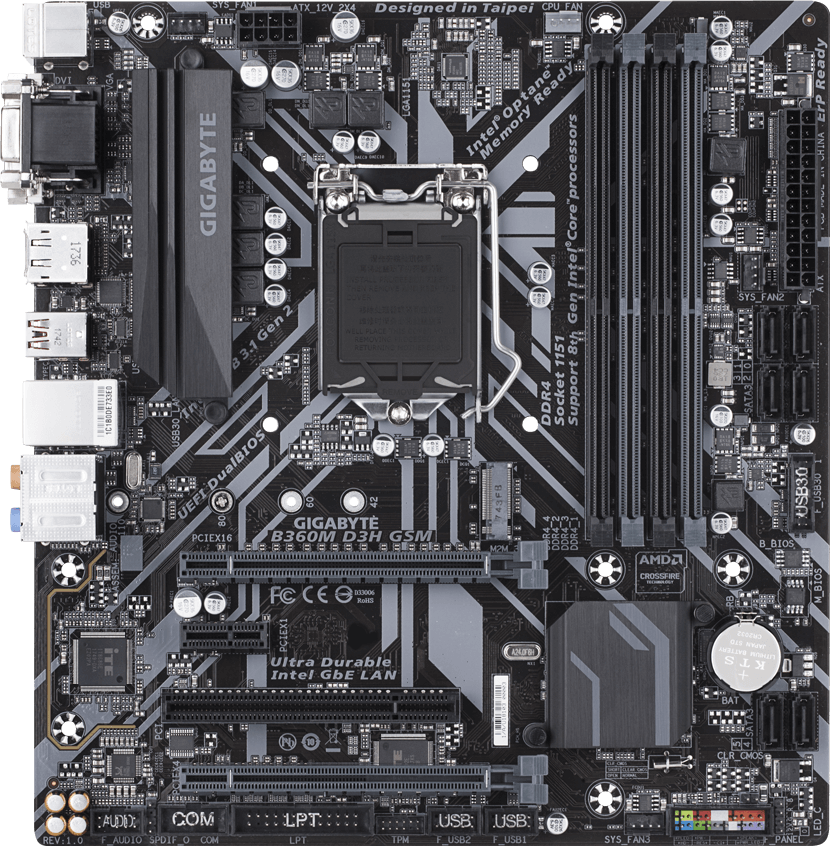 GIGABYTE B360M D3H マザーボード i7 9700 B360M D3H GSM (Rev. 1.0) - GIGABYTE U.S.A.