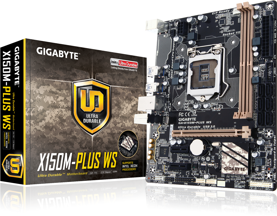 Moederbord - GA-X150M-PLUS WS