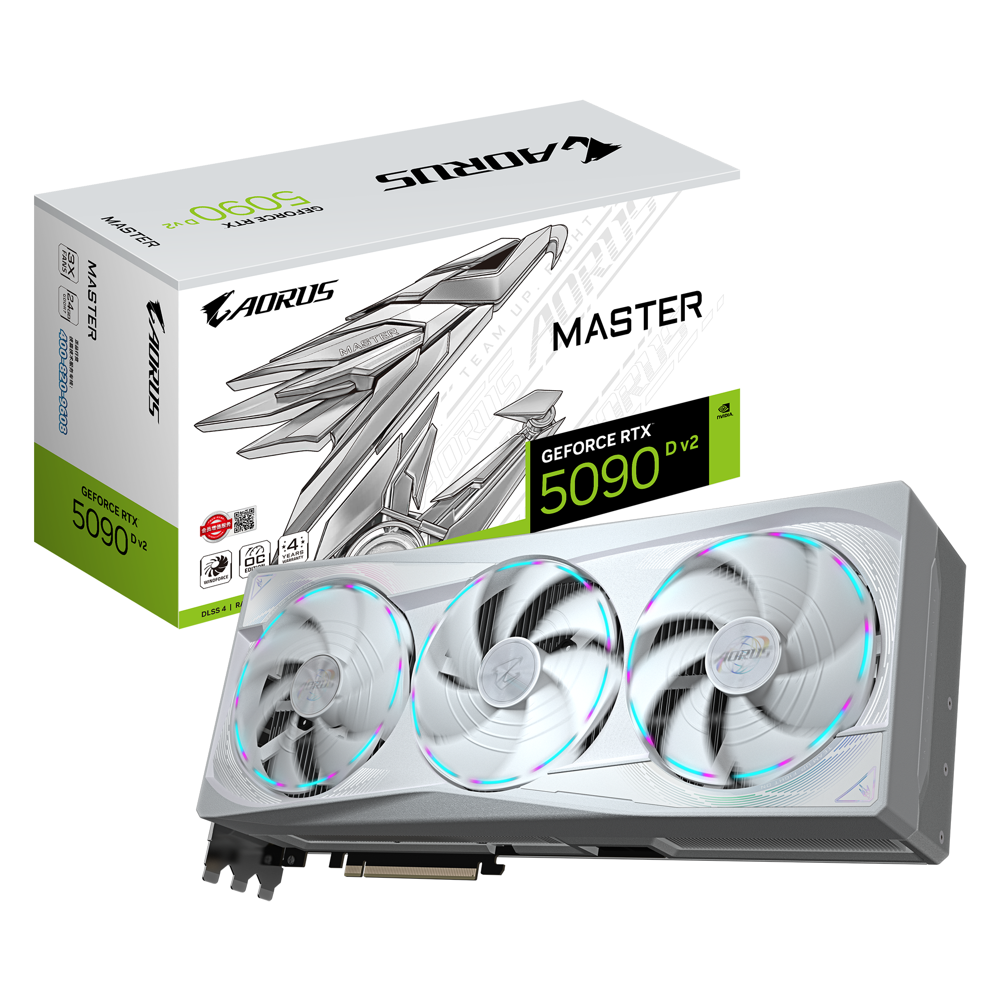 AORUS GeForce RTX™ 5090 D v2 MASTER ICE 24G