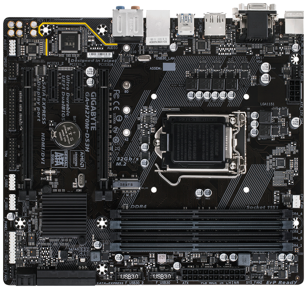 GA-H270M-DS3H｜AORUS - GIGABYTE Global