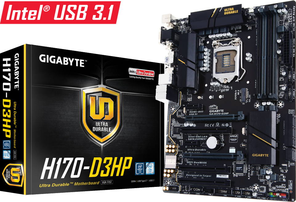 Moederbord - GA-H170-D3HP
