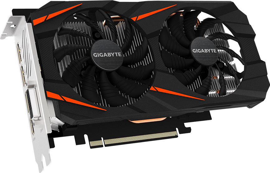 GeForce® GTX 1060 WINDFORCE 2X OC D5X 6G Graphics Card - GIGABYTE