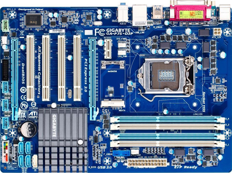 Placas Base - GA-P75-D3P