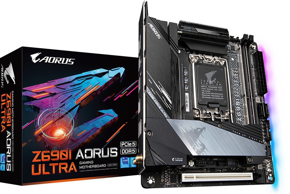マザーボード AORUS Z690I ULTRA+i5 12400f+noctua NHL9i Z690I AORUS ULTRA (Rev. 1.0) - GIGABYTE Global