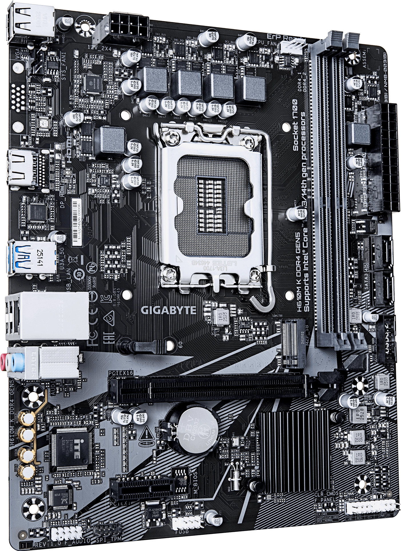 CPU、corei512400、マザボGIGABYTE H610M K DDR4 H610M K DDR4 GEN5 マザーボード - GIGABYTE Japan