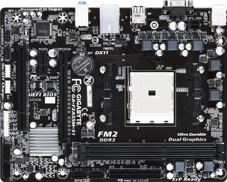 Motherboard - GA-F2A55M-S1