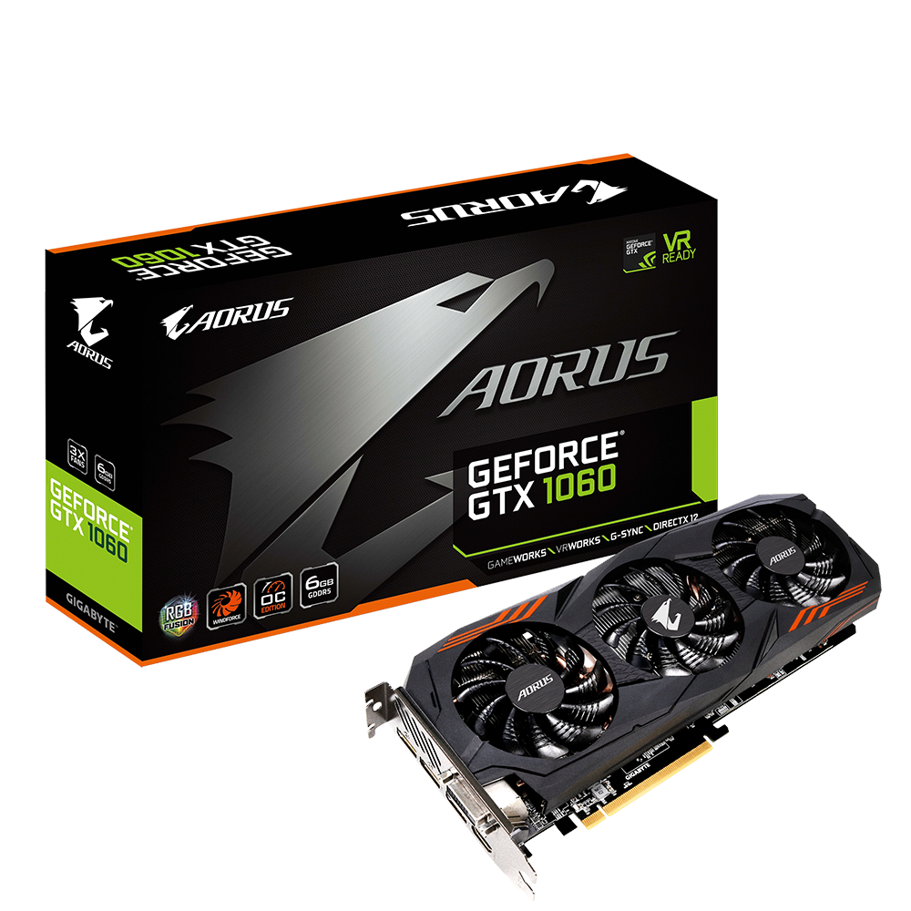 AORUS GeForce® GTX 1060 6G (rev. 2.0) 主な特徴 | グラフィック 