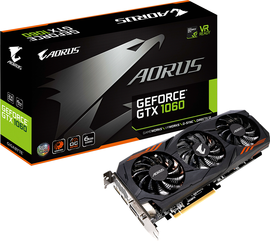 كروت الجرافيك - AORUS GeForce® GTX 1060 6G