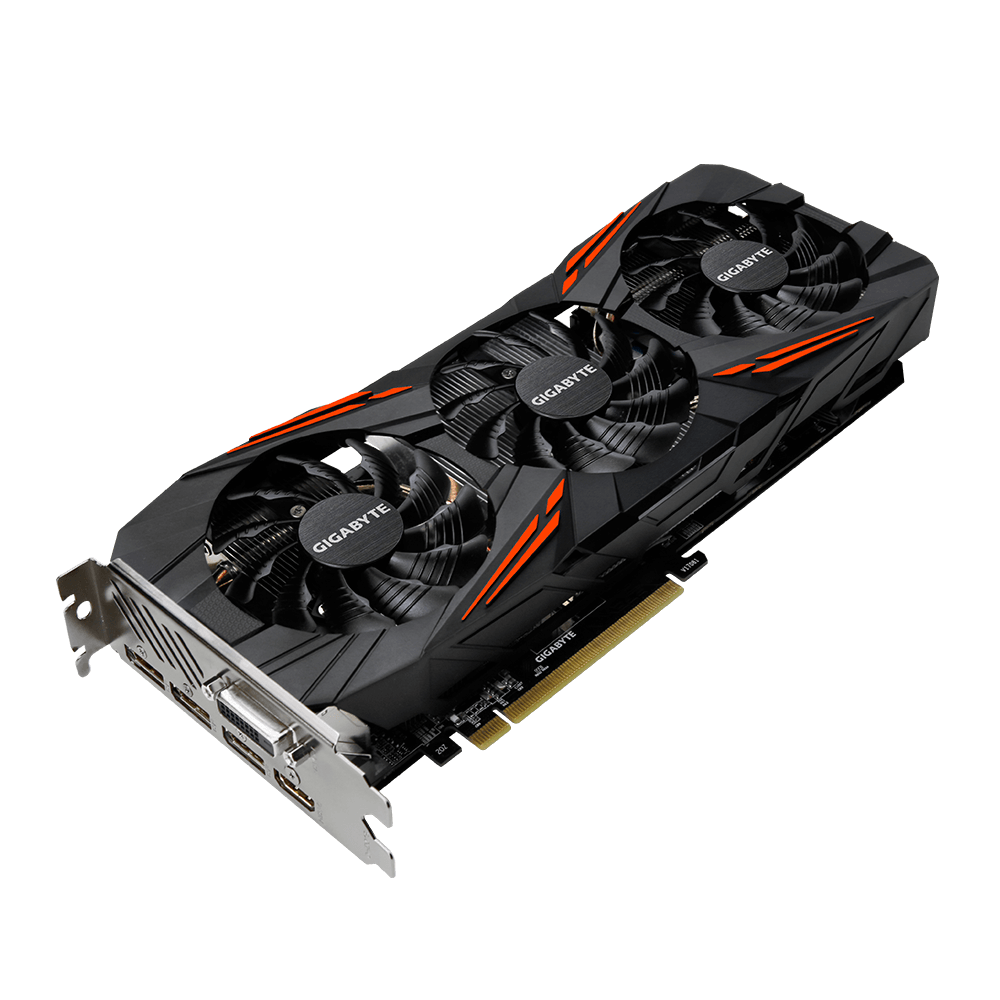 GIGABYTE GeForce® GTX 1070 8GB GDDR5 GeForce® GTX 1070 WINDFORCE 3X 8G Key Features | Graphics