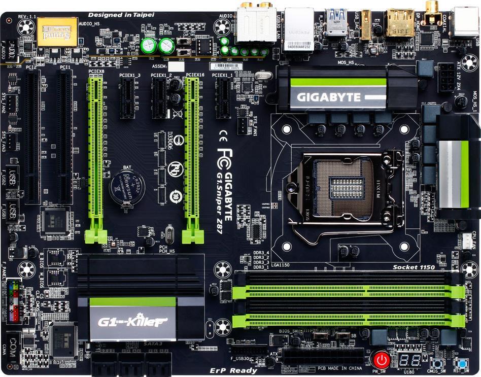 G1.Sniper Z87 (Rev. 1.1) - GIGABYTE U.S.A.