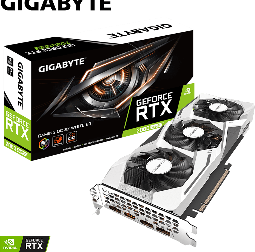 GeForce® RTX 2060 SUPER™ GAMING OC 3X WHITE 8G (Rev. 2.0