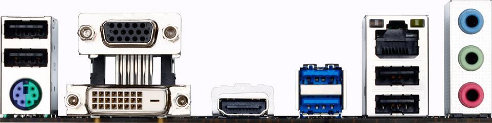 i/o shield plaque arriere en PLA pour GIGABYTE GA-945GZM-S2 REV 6.6