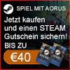 Jetzt kaufen und ein bis zu 40€ STEAM Gutschein sichern!