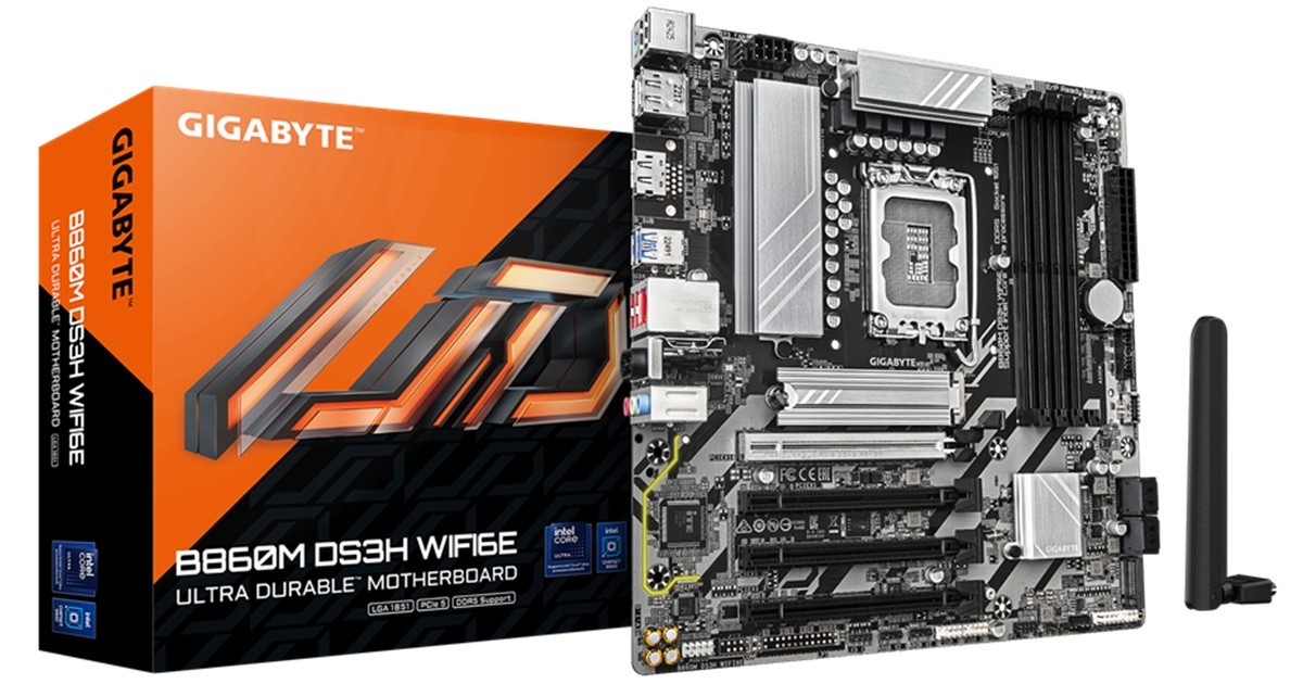 【新品・購入証明】Intel 265KF & Gigabyte B860マザー GIGABYTE Intel B860 WIFI 搭載 MicroATX マザーボード発売 - GIGABYTE
