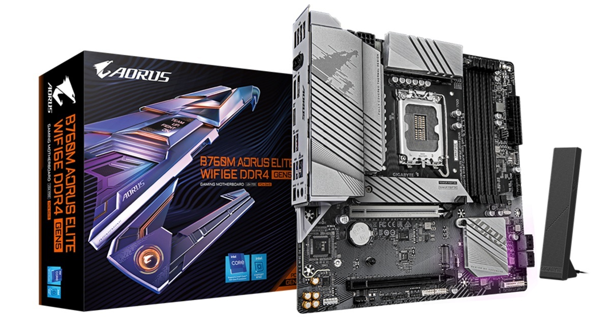 GIGABYTE B760 Gen5 対応 AORUS ゲーミング DDR4 マザーボード発売