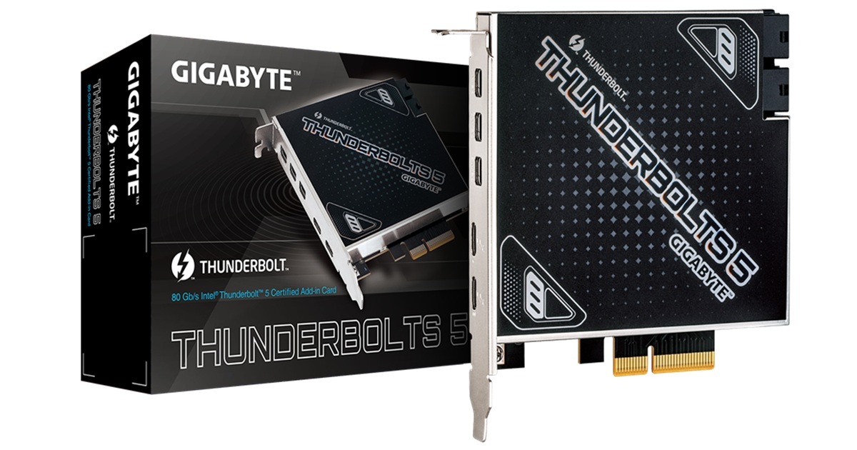 GIGABYTE Thunderbolt 5 拡張カード新製品発売 - GIGABYTE Japan