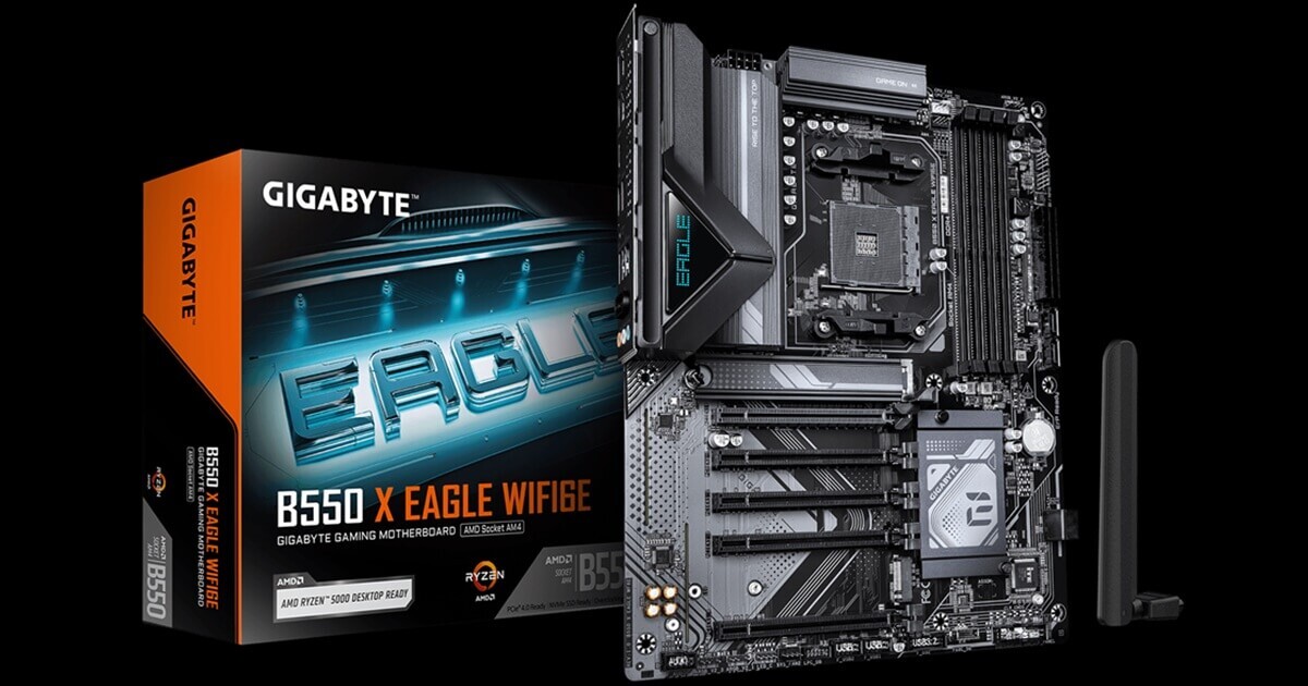 GIGABYTE AMD B550 X
EAGLE ATX マザーボード発売