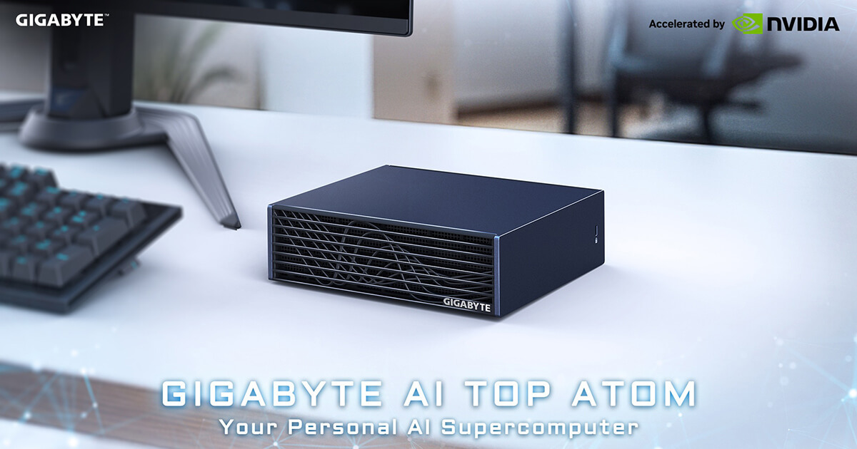GIGABYTE AI TOP ATOM
販売開始のお知らせ