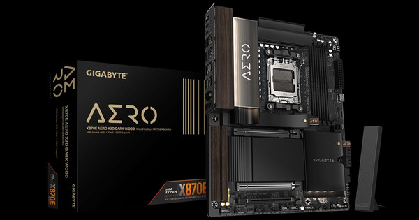 GIGABYTE X870E AERO X3D DARK WOOD ダーク木目調マザーボード発売