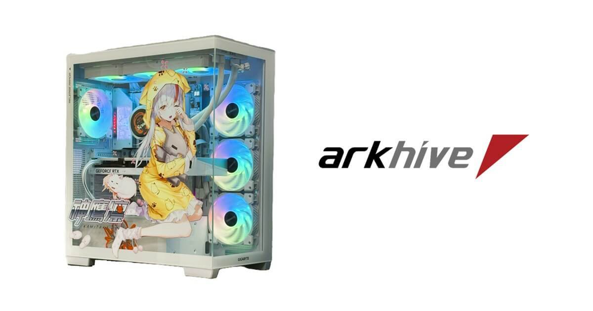 GIGABYTE x arkhive コラボ神鷹凛デスクトップ PC 発表