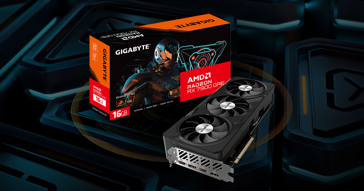 GIGABYTE lanza las tarjetas gráficas GIGABYTE AMD Radeon™ RX 7900 GRE GAMING OC 16G