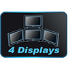 4 displays